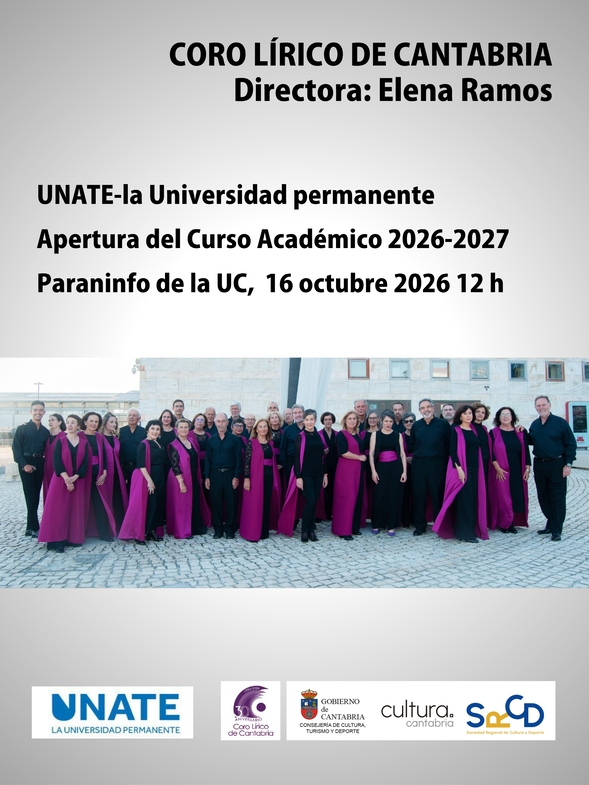 Apertura del Curso Académico UNATE 1 cartel UNATE 2026 apertura web